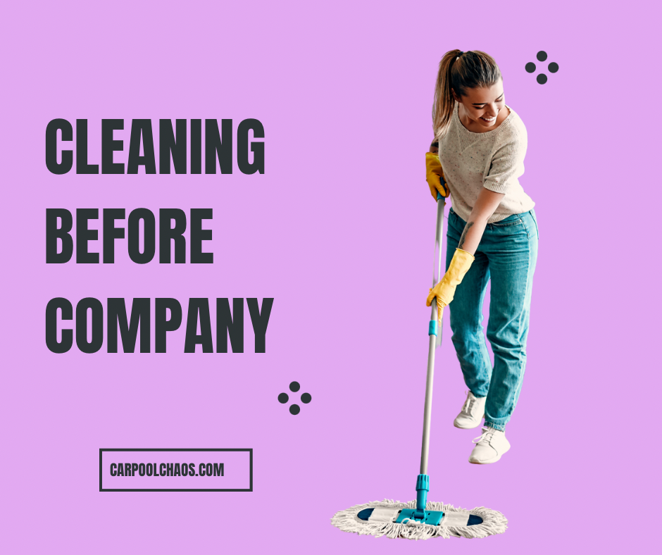 Cleaning because company’s coming? Jesus already sees our mess