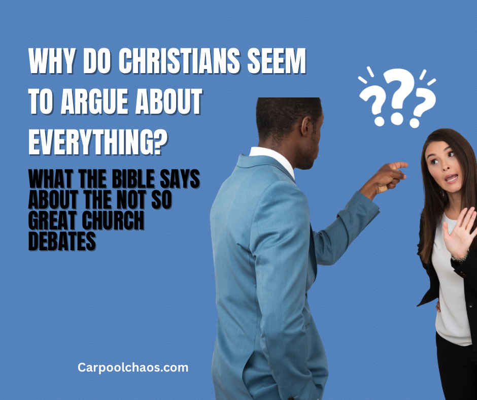 Great Biblical Debates… and the Musical War in My House